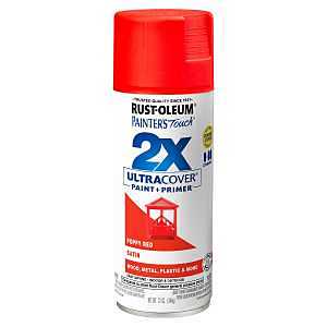 PAINT SPRAY SATIN POPPY RED   