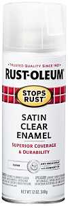 ENAMEL SPRAY RUST SAT CLR 12OZ