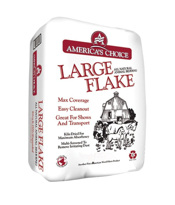America's Choice 702.5P2LGEACOMRI1 Series Flake Bedding, Large