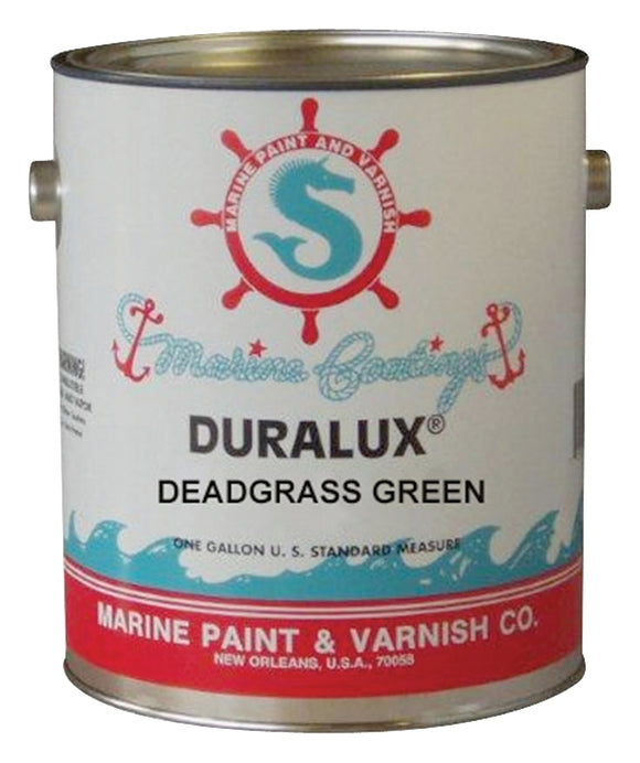Duralux M745-1 Marine Paint, Flat Sheen, Camouflage Dead Grass Green, 1 gal, Can, 400 to 500 sq-ft/gal Coverage Area