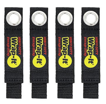 Wrap-It Storage 104-10BX Storage Strap, 1.9 in Dia, 1 in W, 7 in L, Polypropylene, 25 lb Working Load
