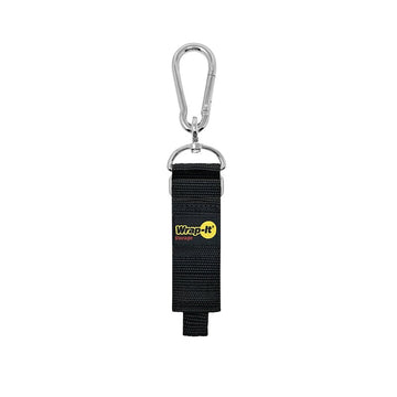Wrap-It Storage Hook 'n Hang 100-HNH-12BL Storage Strap, 1-1/2 in W, 12 in L, Black