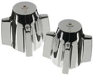 FAUCET HANDLE CENTRAL BRS CHR 