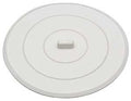 STOPPER FLAT SINK 5IN WHITE   