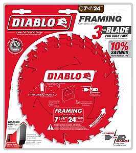 BLADE SAW FRAMING 24T 7-1/4IN 
