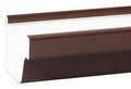 GUTTER TRDNL VNYL BRN 5INX10FT