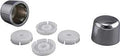 TOILET BOLT CAP ROUND CHRM    