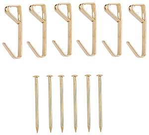 PICTURE HANGER 30LB POL BRASS 