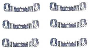 PICTURE HANGER PUSH IN ZINC   