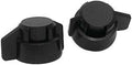CAP BAYONET WINGED CLOSED BLK 