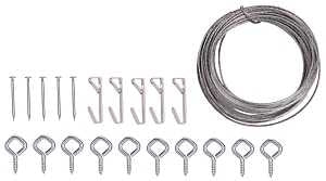 PICTURE HANGING SET 5-10LB ZP 