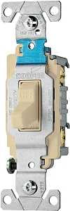 SWITCH TOGGLE IVRY COMM 1P 15A