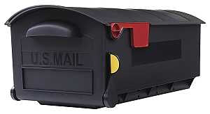 PATR RURAL LRG MBOX PLASTC BLK