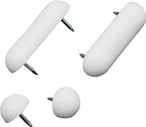 TOILET SEAT BUMPER SET PLASTIC