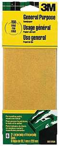 SANDPAPER AL OX 3-2/3X9IN FINE