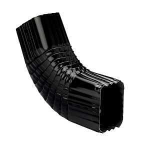 DOWNSPT B-ELBOW AL BLK 2X3IN  