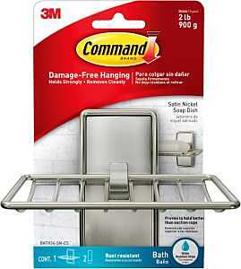 SOAP DISH METAL SATIN NICKEL  