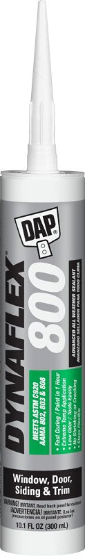 DAP 00810 Siding and Window Sealant, Beige, 24 hr Curing, -35 to 140 deg F, 10.1 oz Cartridge