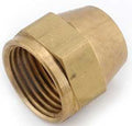 NUT FLARE BRASS SHORT 5/16    