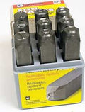 STAMP NUMBER KIT 1/4IN STEEL  