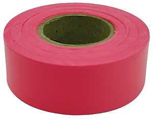 TAPE FLAG RED 1-3/16INX150FT  