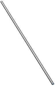 STEEL ROD THRD ZN BLU1/4-20X24