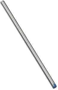 STEEL ROD THRD ZN BLU1/2-13X24