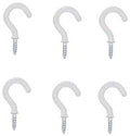 CUP HOOK 7/8IN WHITE VINYL    