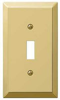 WALL PLATE 1G TGL STL BRT BRS 