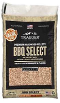 PELLET WOOD SELECT BBQ 30LB   