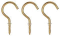 CUP HOOK 1-1/4IN SOLID BRASS  
