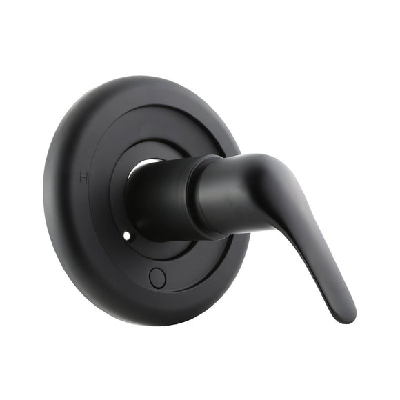 Danco 11084 Tub and Shower Trim Kit, Plastic, Black, Matte Black
