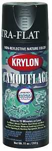 PAINT SPRY CAMO FLAT KHKI 12OZ