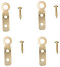 RING HANGER LARGE FLAT POL BRS