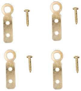 RING HANGER LARGE FLAT POL BRS