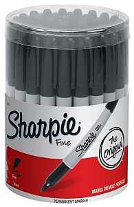 MARKER PERMANENT FINE PT BLACK