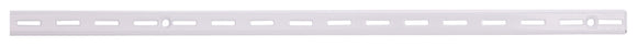ProSource 25213PHL Shelf Standard, 2 mm Thick Material, 5/8 in W, 48 in H, Steel, White
