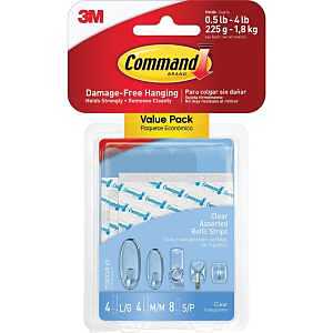 REFILL STRIP CLEAR ASSORTED   