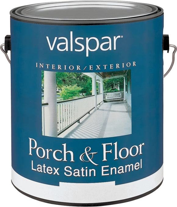 Medallion 1500 Series 027.0001505.007 Porch and Floor Paint, Satin Sheen, Clear, 1 gal, 400 sq-ft/gal Coverage Area