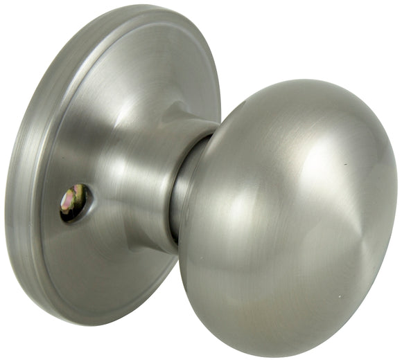 ProSource TFX240V-PS Dummy Knob, TF Design, Satin Nickel, 1-3/8 to 1-3/4 in Thick Door, Stainless Steel