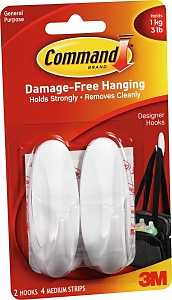 HOOK DESIGNER COMBO VP WHT    