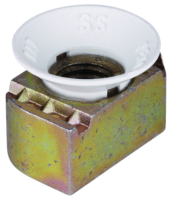 SuperStrut ZCM1001/2-10 Cone Nut, 1/2 in, Nylon/Steel, Gold, Galvanized