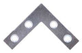 BRACE CORNER FLT STL 1.5X3/8ZN