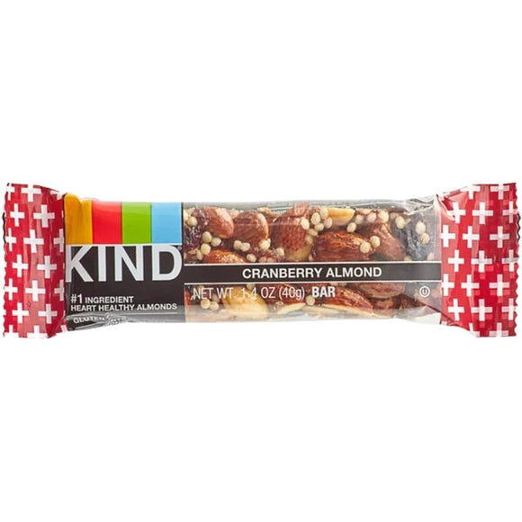 Kind 17211 Nut Bar, Bar, Antioxidants, Cranberry Almond, Macadamia, 1.4 oz Box