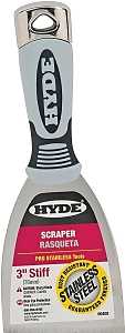 SCRAPER SS STIFF HMR END 3IN  