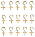 CUP HOOK SOLID BRASS 1/2IN    