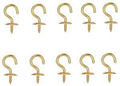 CUP HOOK SOLID BRASS 5/8IN    