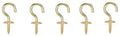 CUP HOOK SOLID BRASS 7/8IN    