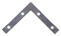 BRACE CORNER FLT STL 3IN ZNC  