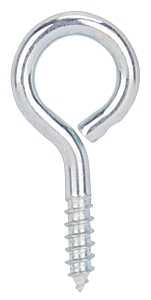 SCREW EYE MED STL 9/32X1-1/8IN